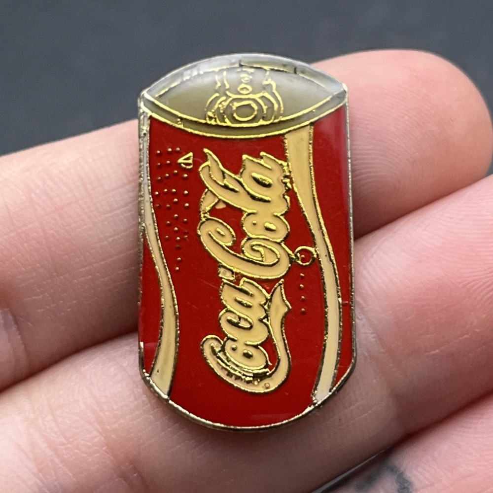 Coca-Cola Coke Can Lapel Hat Pin